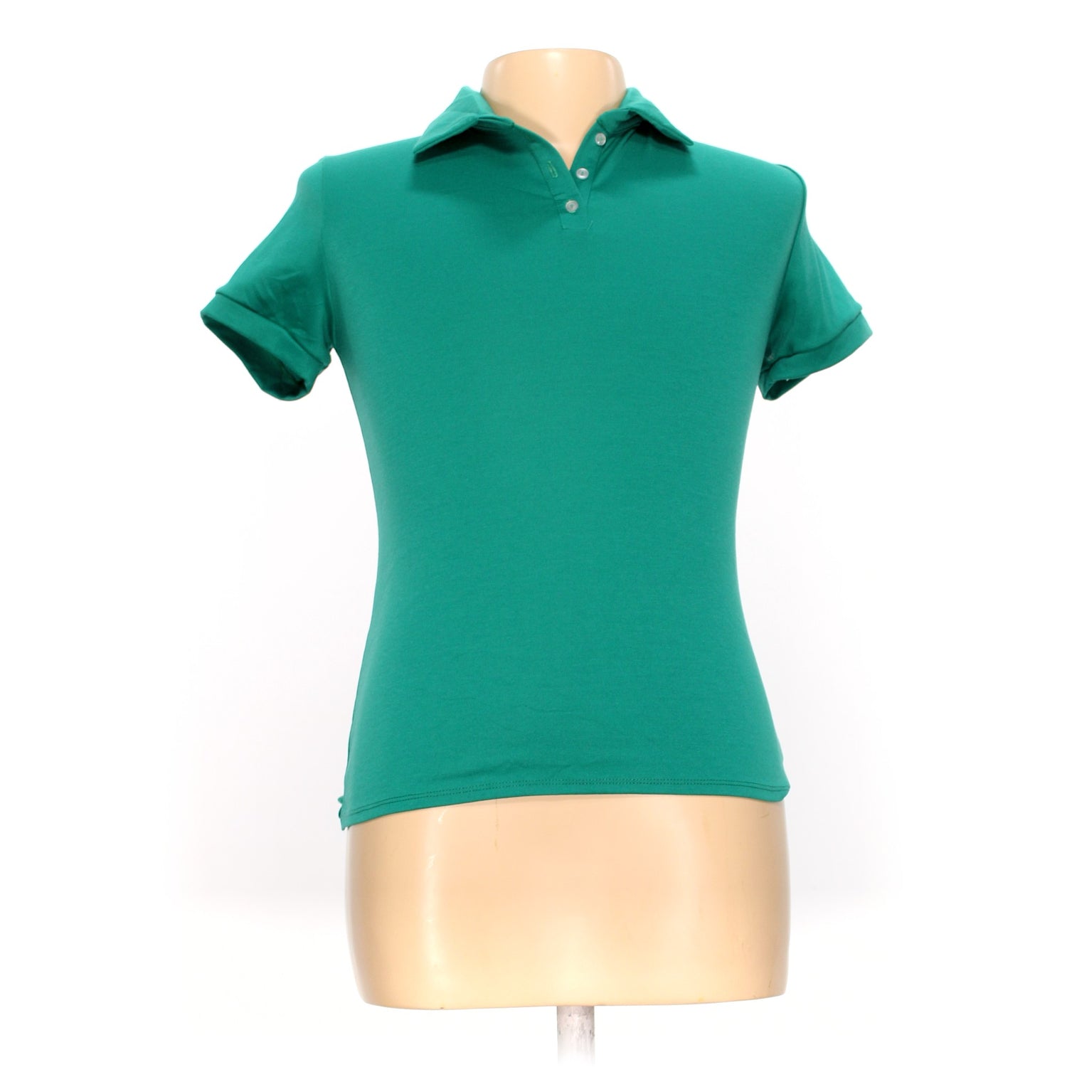 Johnny Green,Turquoise Womens Polo Shirt Sz XL