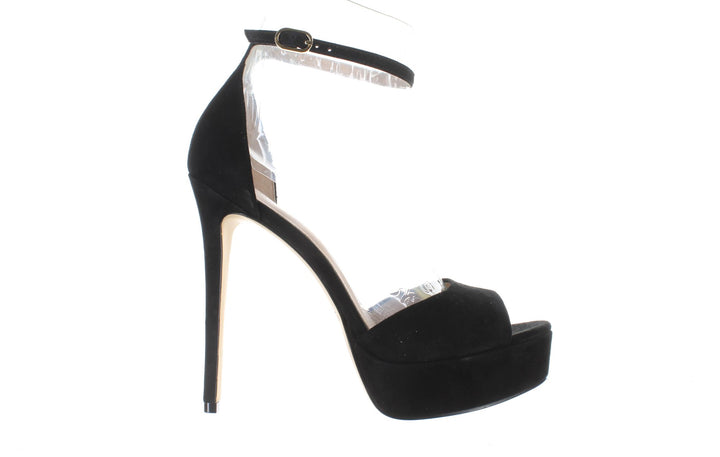 Rachel Zoe Black Womens Ankle Strap Sz 9