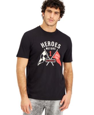 Heroes Motors Mens Sz SMALL S/S