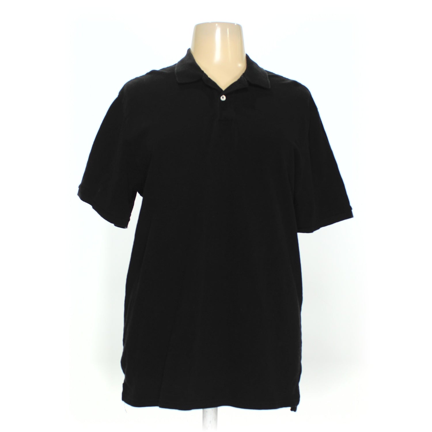 Old Navy Black Womens Polo Shirt Sz XL