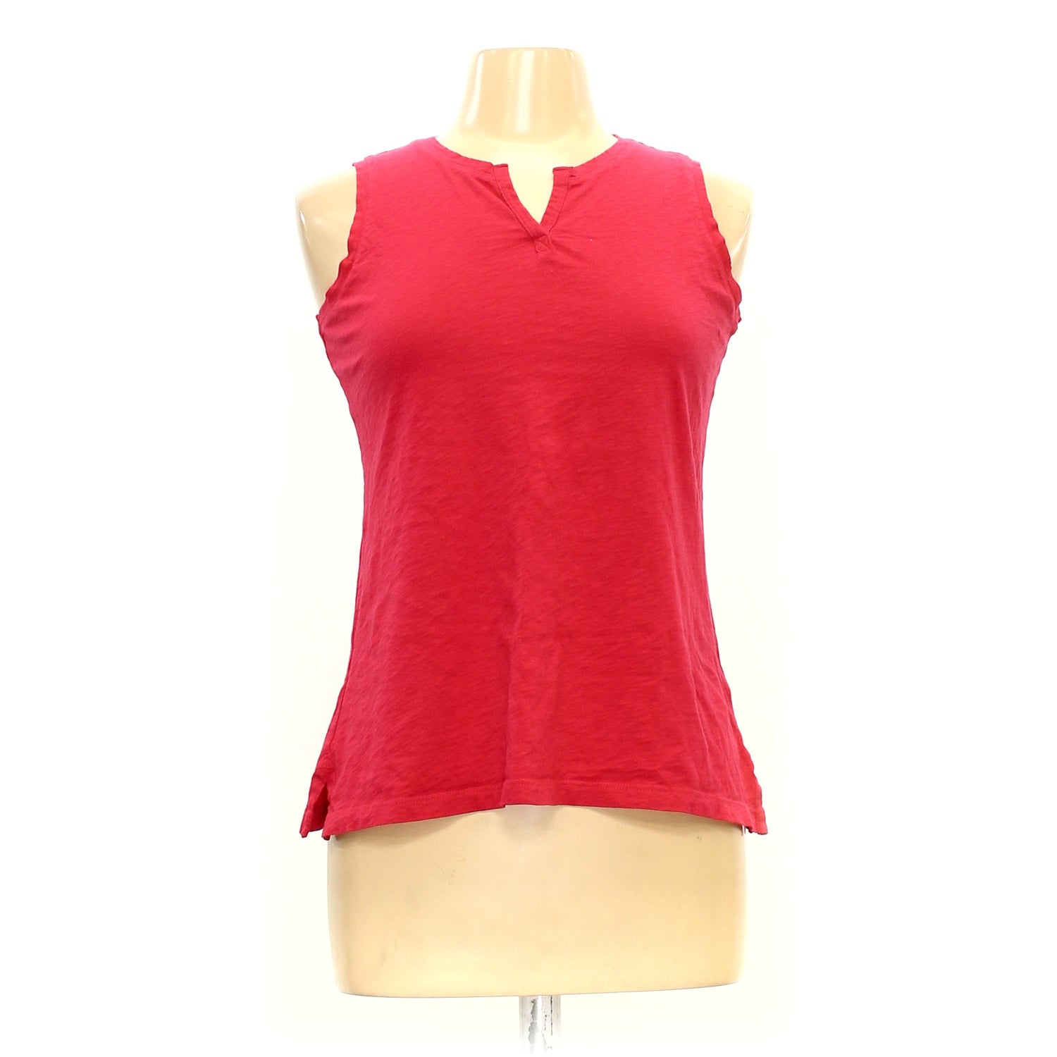 Christian Siriano Red,Yellow Womens Sleeveless Top Sz M