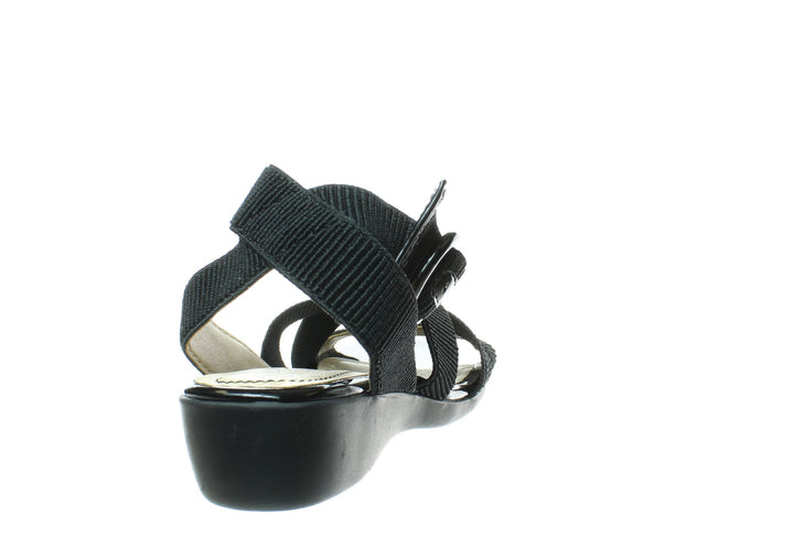 Lifestride Black Womens Ankle Strap Sz 6.5