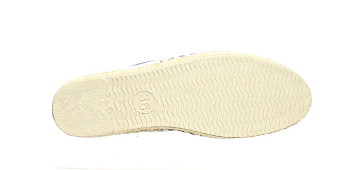 Bayton Blue/Navy Womens Espadrille Sz