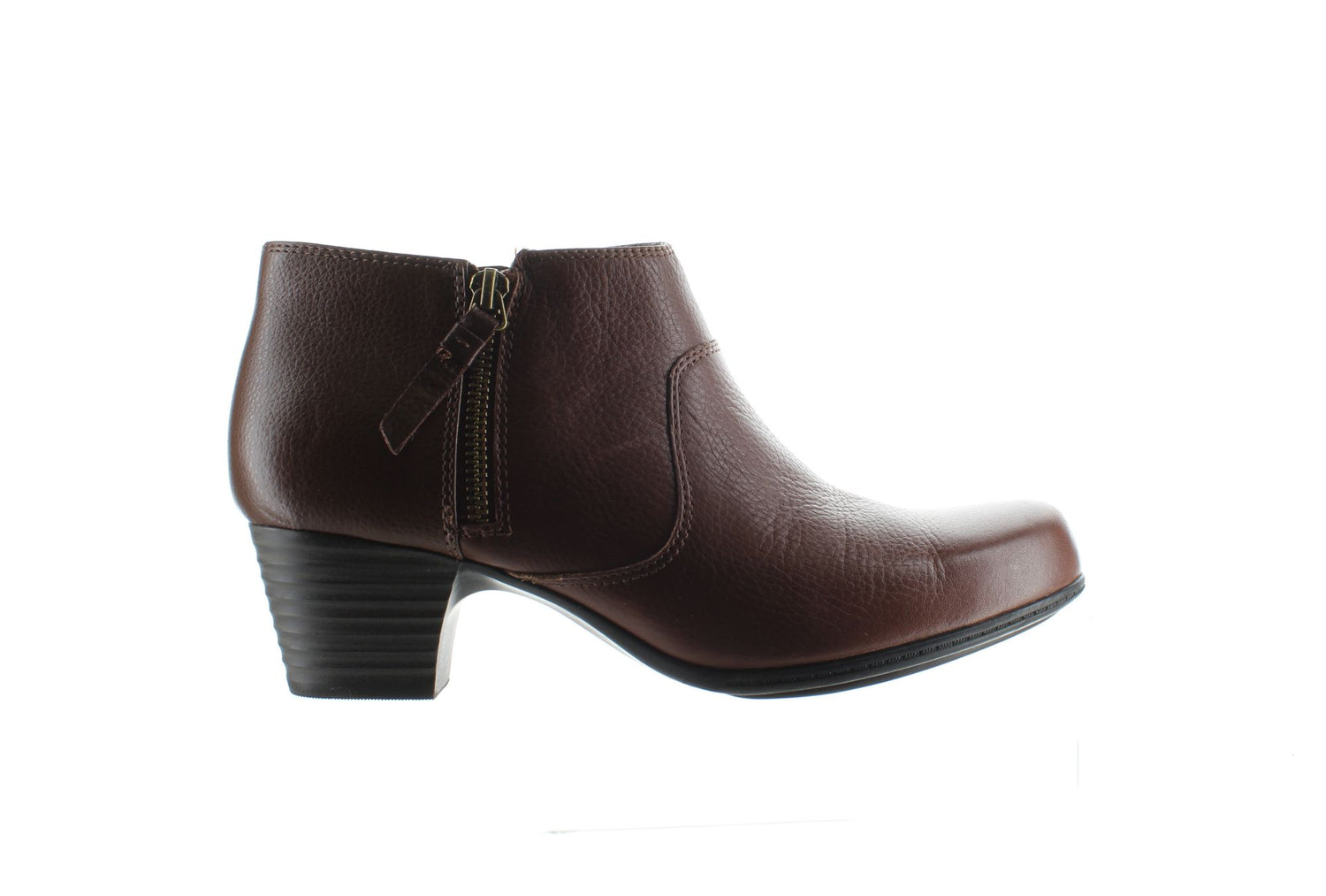 Clarks Brown Womens Bootie Sz 9.5