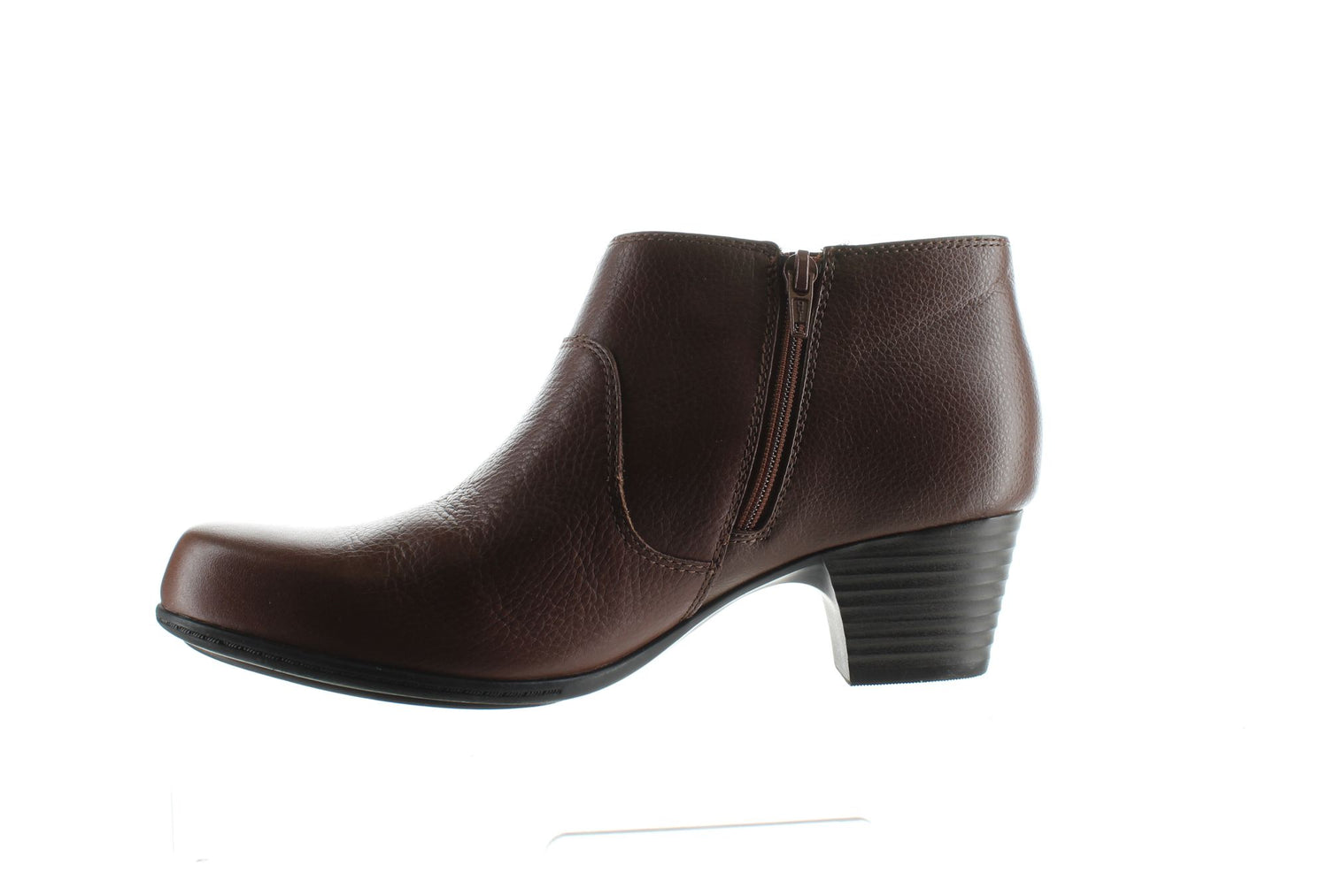 Clarks Brown Womens Bootie Sz 9.5