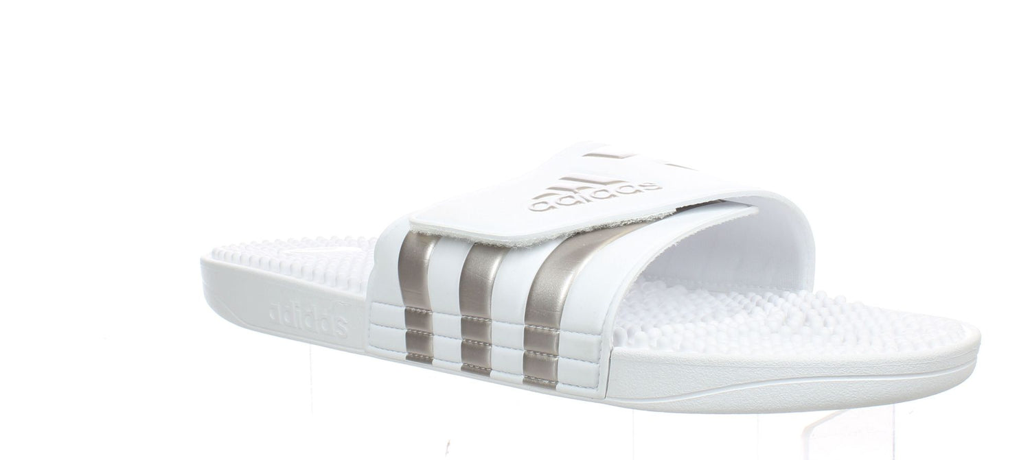 Adidas White Mens Slide Sz 17