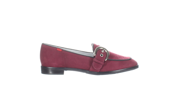 Marc Joseph Maroon Womens Loafer Sz 6