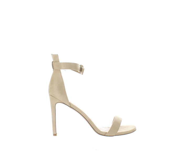 Idifu Beige Womens Ankle Strap Sz 10