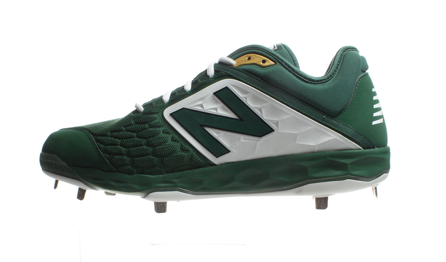 New Balance Green Mens Cleats Sz 15