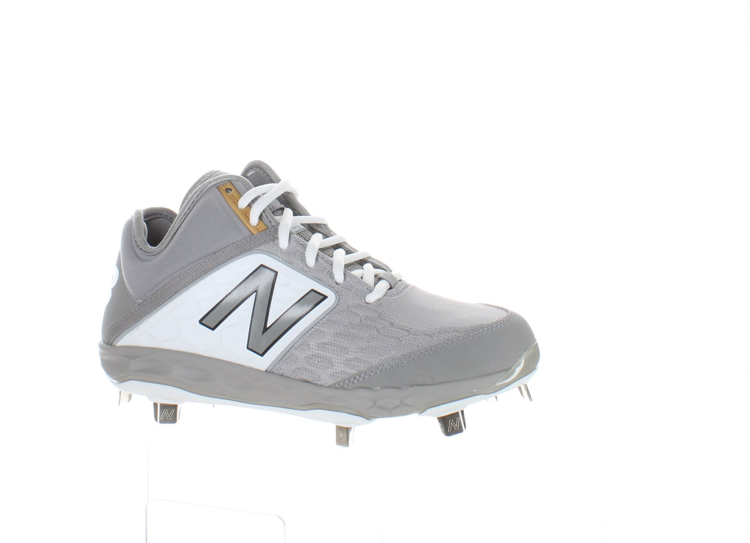 New Balance Grey Mens Cleats Sz 5