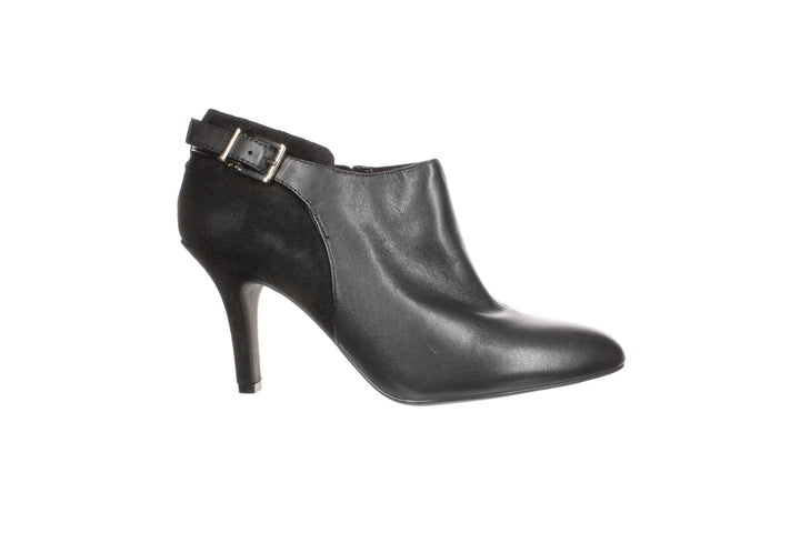 Essex Lane Black Womens Bootie Sz 8