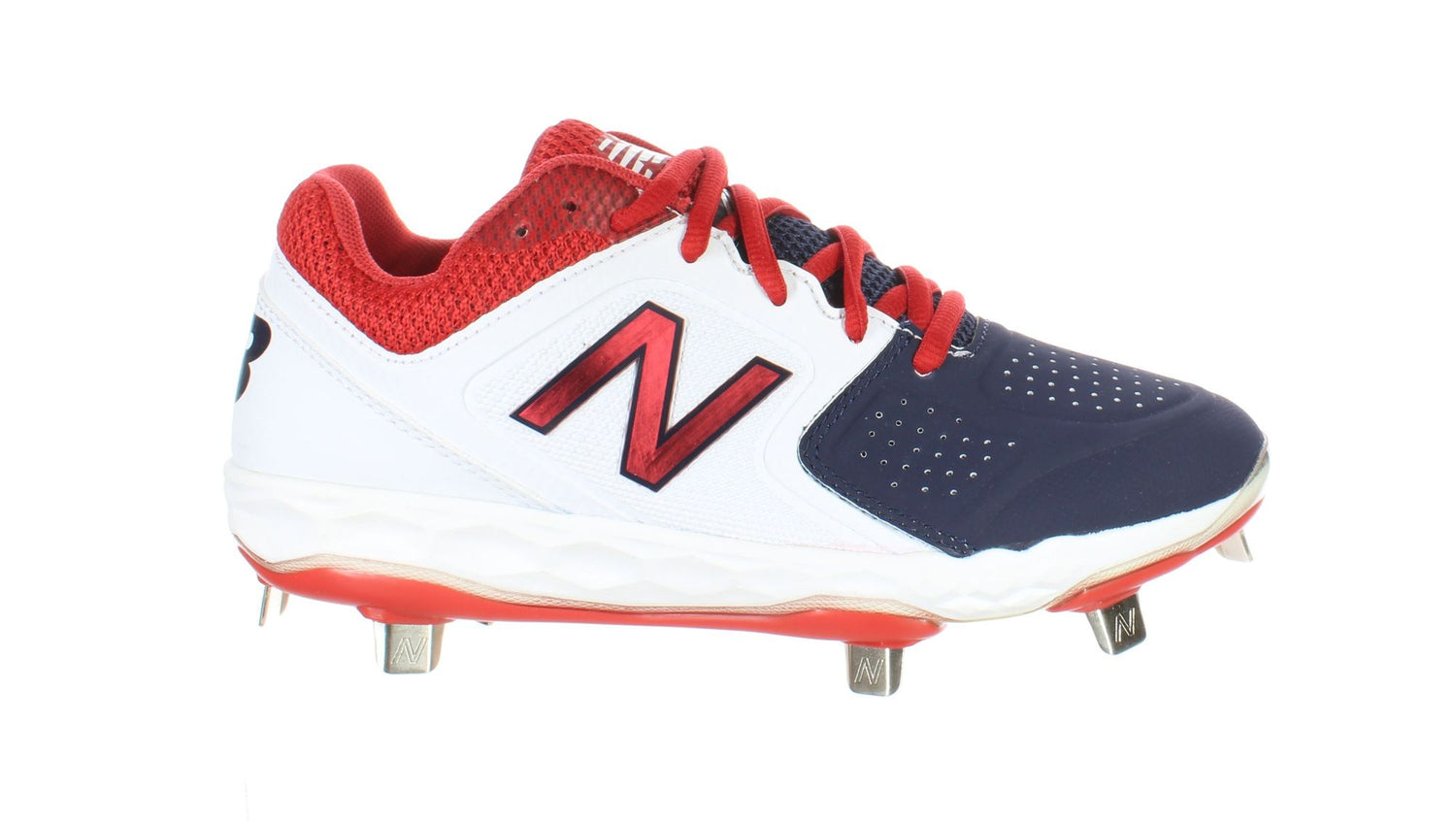 New Balance White Womens Softball Sz 5