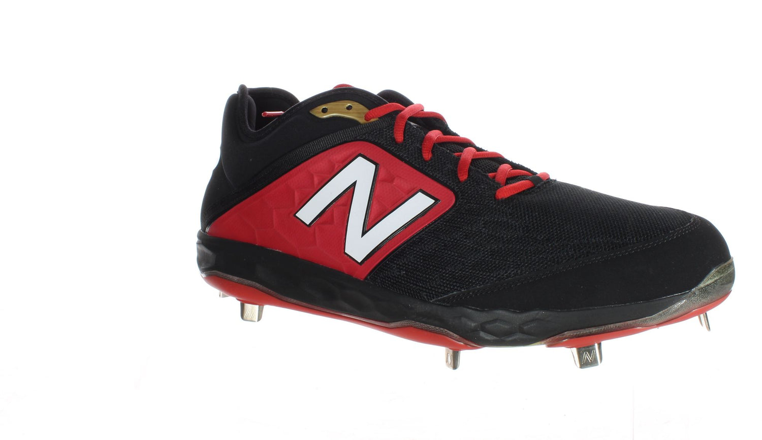 New Balance Black Mens Cleats Sz 17