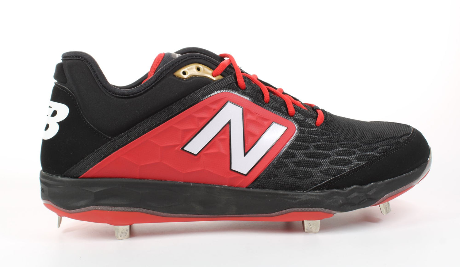 New Balance Black Mens Cleats Sz 16