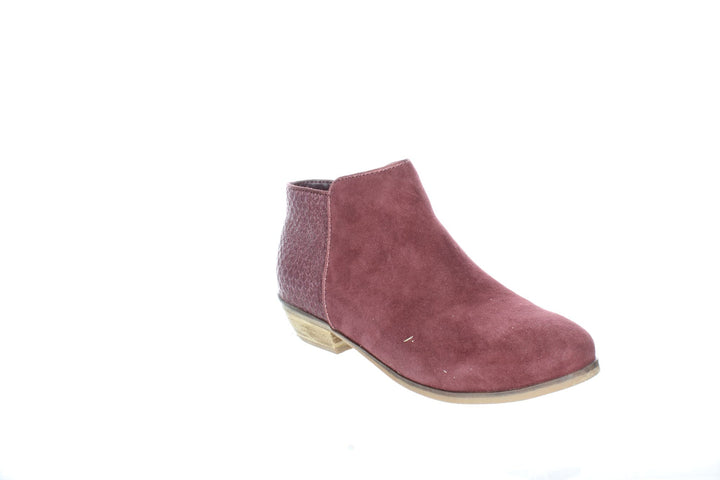 Softwalk Maroon Womens Bootie Sz 6