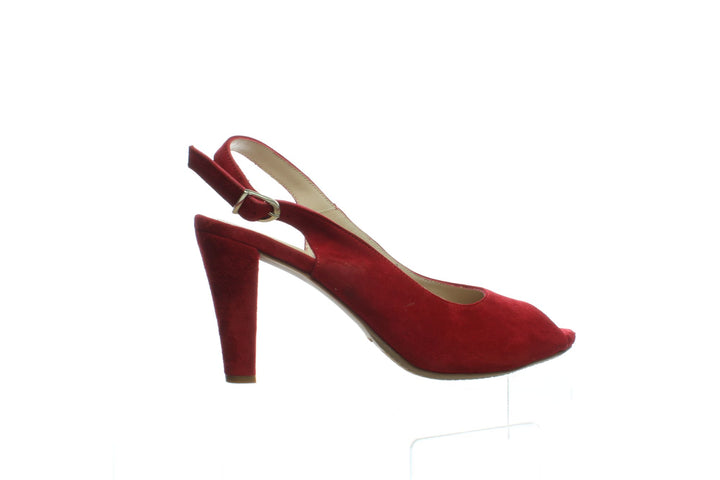 Eric Michael Red Womens Slingback Sz