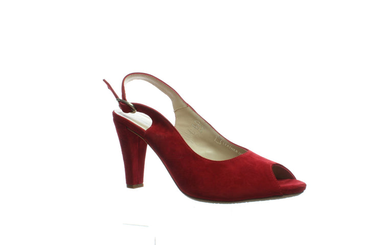 Eric Michael Red Womens Slingback Sz