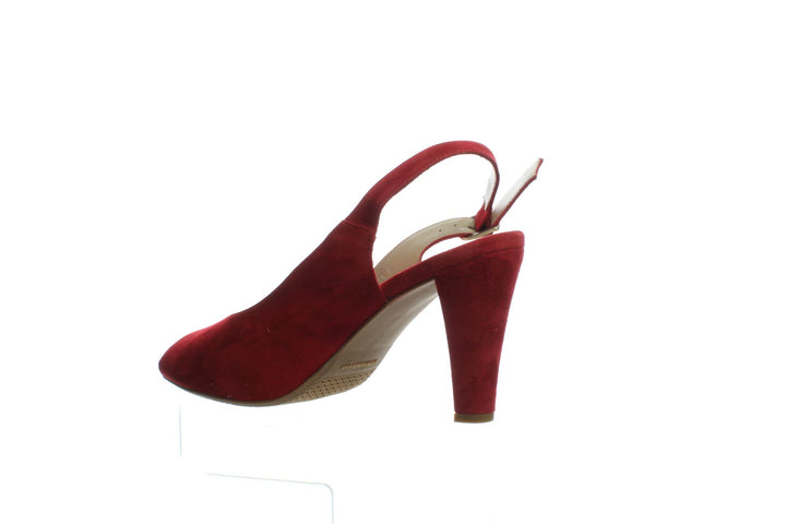 Eric Michael Red Womens Slingback Sz