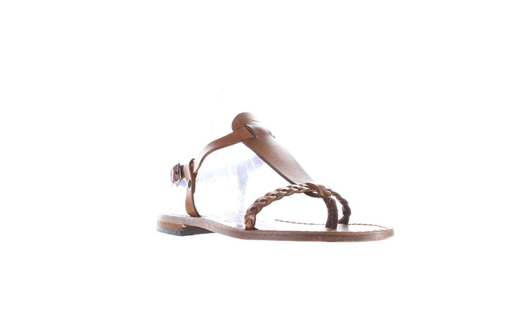 Modern Fiction Brown Womens T-Strap Sz