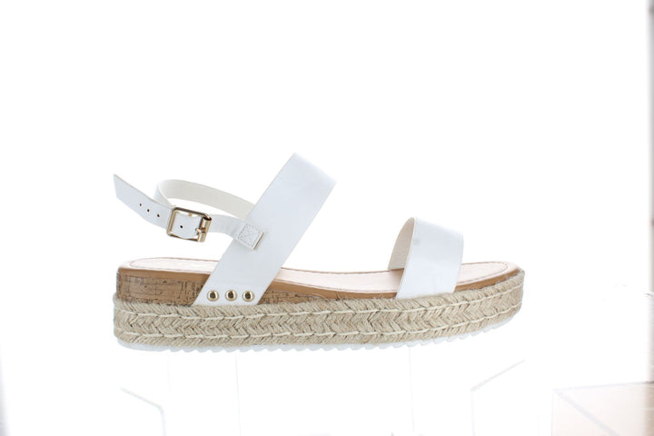 Athlefit White Womens Espadrille Sz