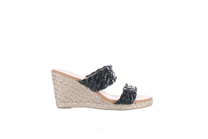 Andre Assous Black Womens Espadrille Sz