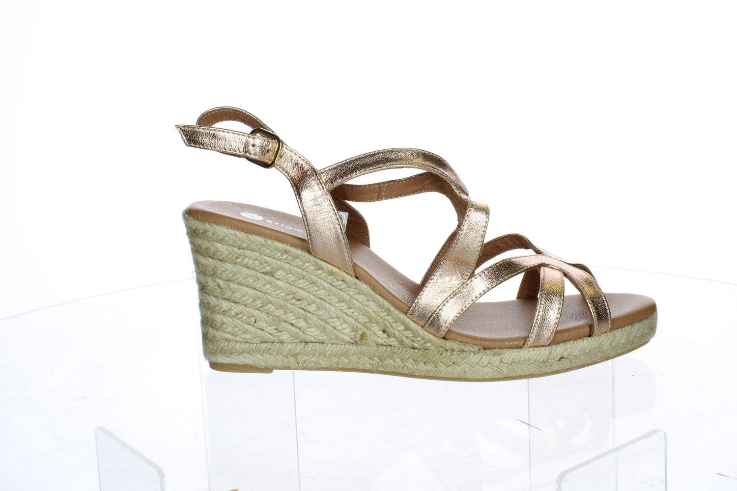 Eric Michael Gold Womens Espadrille Sz