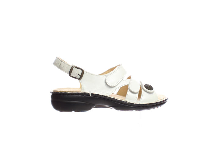 David Tate White Womens Slingback Sz