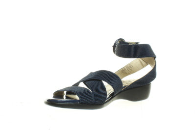 Lifestride Blue/Navy Womens Ankle Strap Sz 7